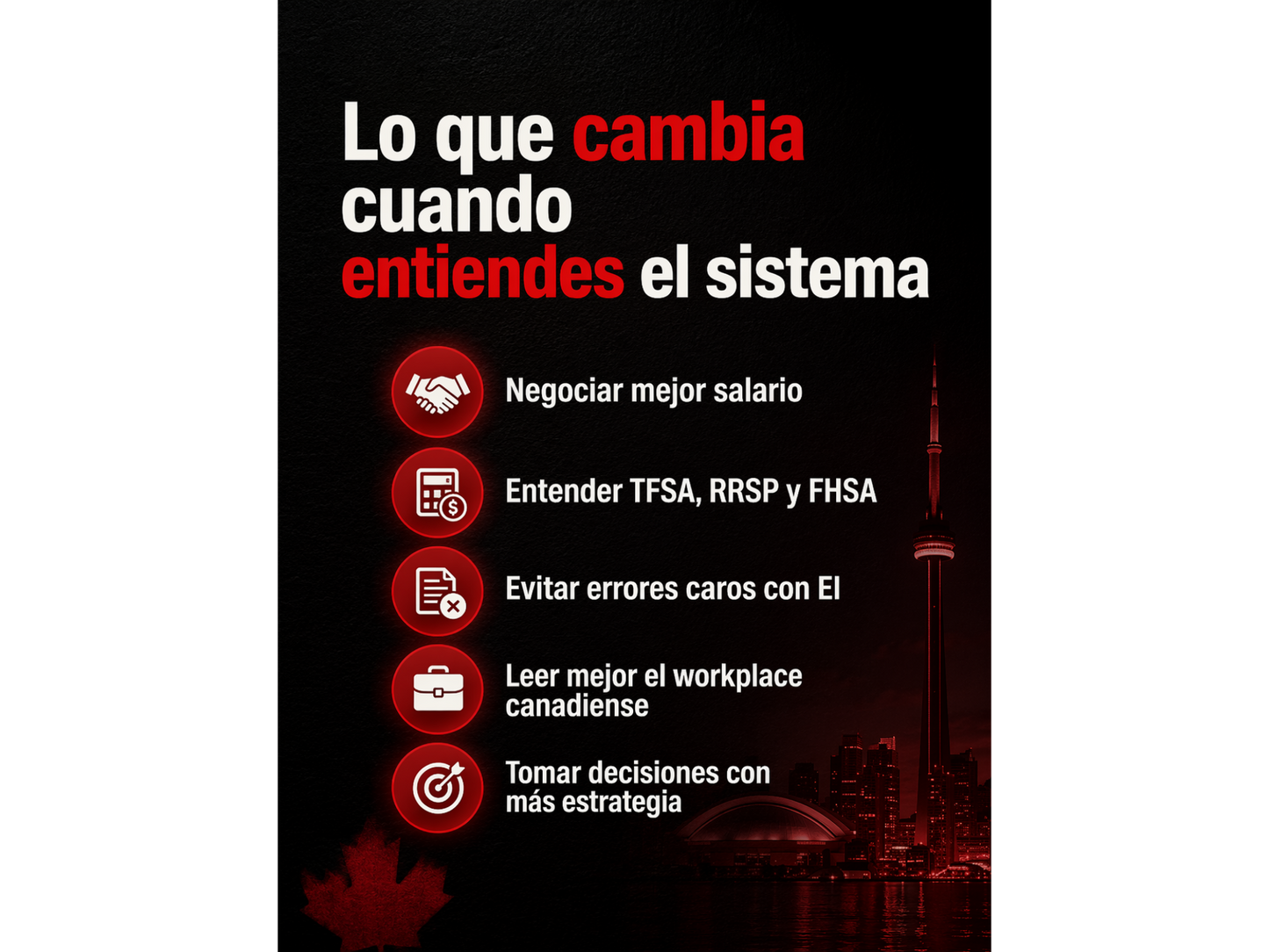 El manual para operar Canada